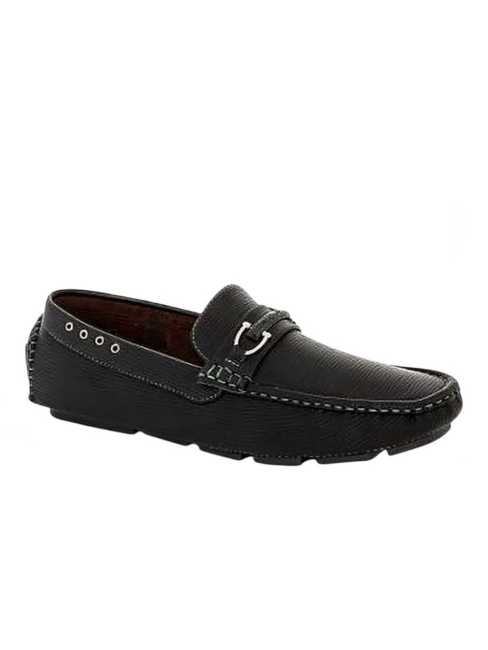 Franco Vanucci Men's Versatile Styles Faux Leather Black Driving Shoes Size 11.5